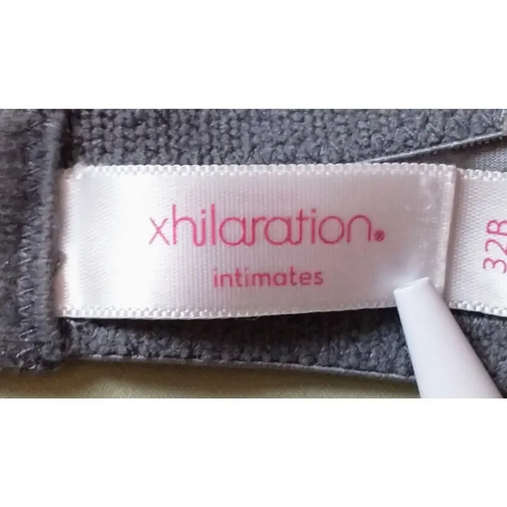 Xhilaration Intimates Padded Bra. 32B. Green Floral.